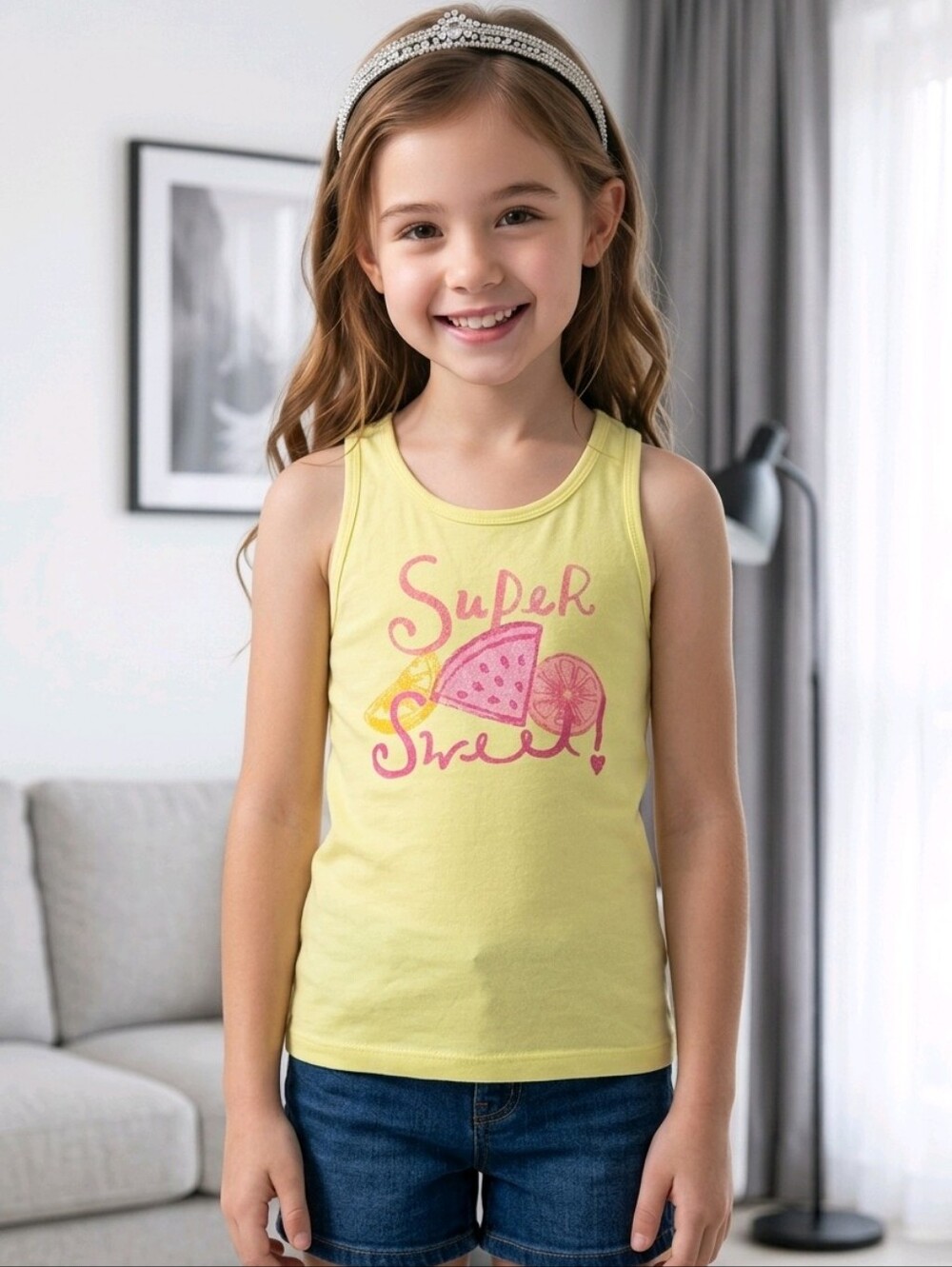 Oshkosh Yellow Racer Back Shirt